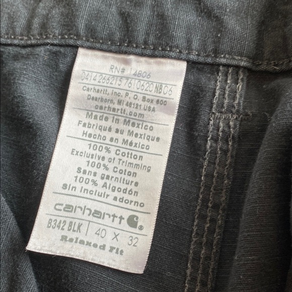 Carhartt Navy Utility Pants - 40 x 32 - relaxes fit - Picture 2 of 9